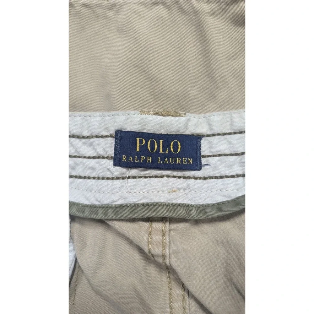 Polo Ralph Lauren Shorts Men's Khaki Tan 42 Cargo Chinos Old Money Dad Granola